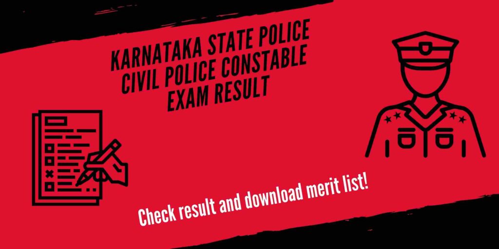 2021 KSP Civil Police Constable Result Declared